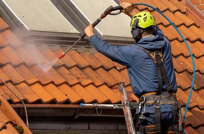 Démoussage et hydrofuge de toiture à Pavant